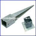 Galvanized Steel Drop- in Pole Anchor, Ground Anchor for Sale